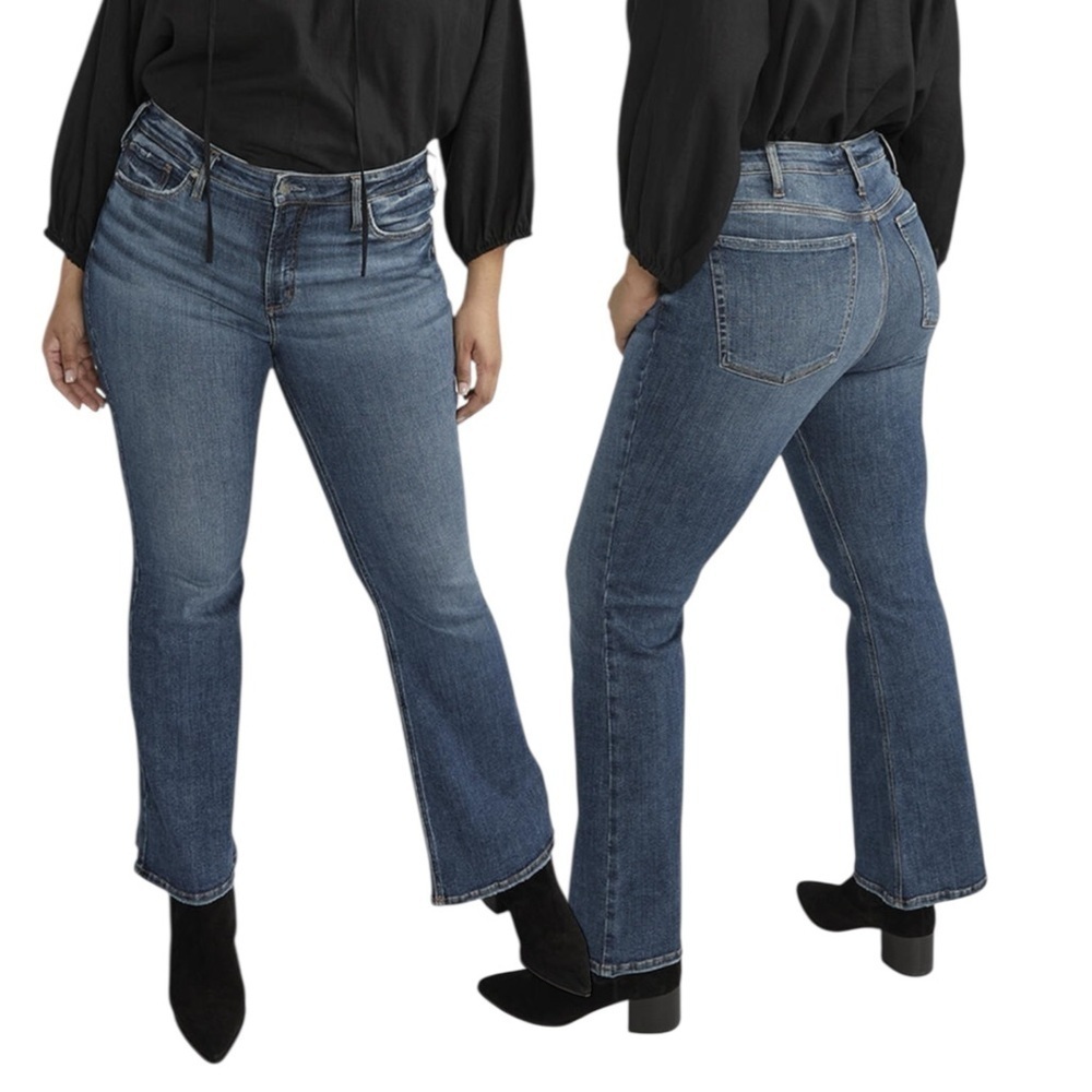 Silver Jeans Most Wanted Flare Max Flex Denim Size 20W